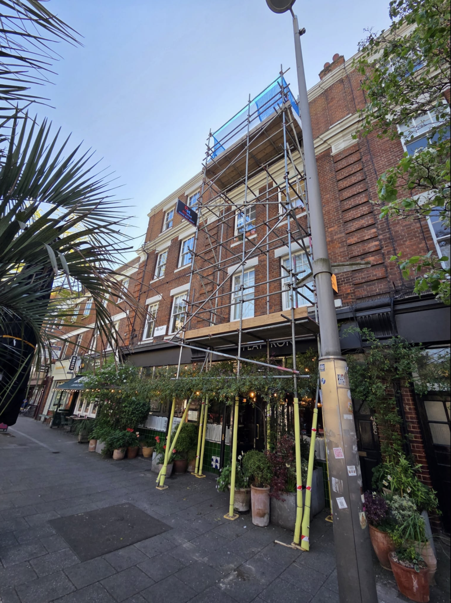 Highway and public access scaffolding London